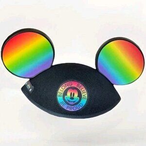Disney Parks Pride Collection Mickey Mouse Ear Hat Adult NWT